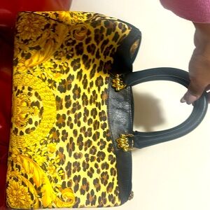 Authentic Gianni Versace Sunburst Boston bag